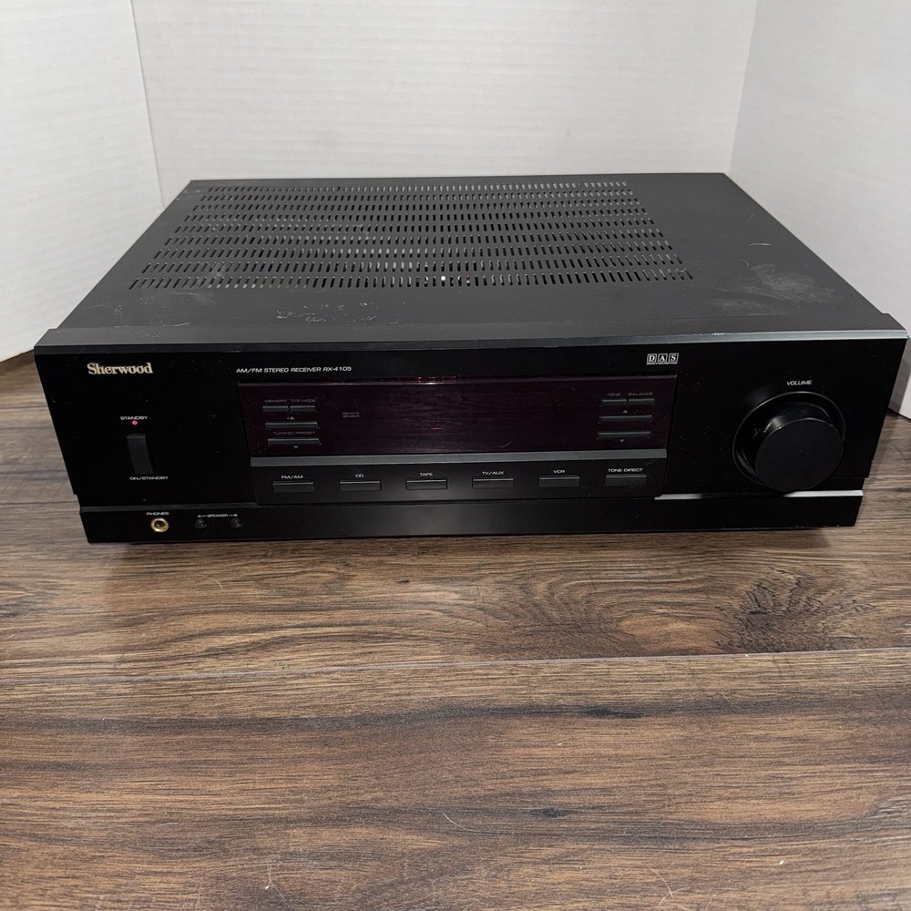 Sherwood RX-4105 AM/FM Stereo Receiver Digital 2-Channel Tested